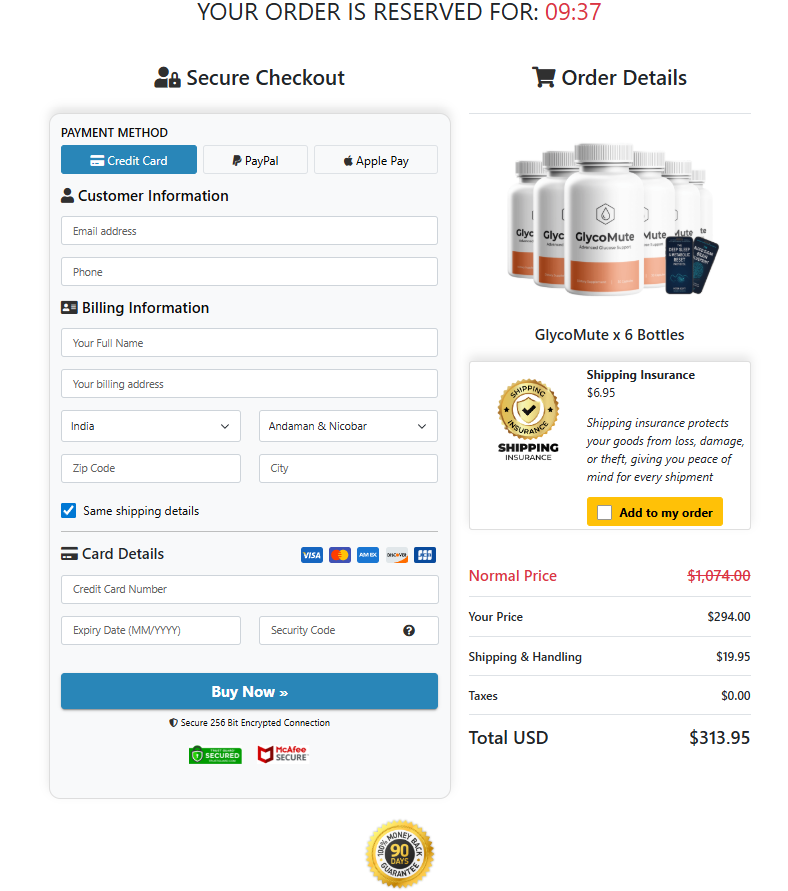 GlycoMute supplement